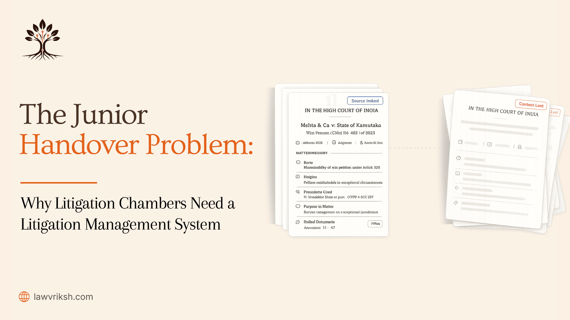 The Junior Handover Problem: Why Litigation Chambers Need a Litigation Management System featured image