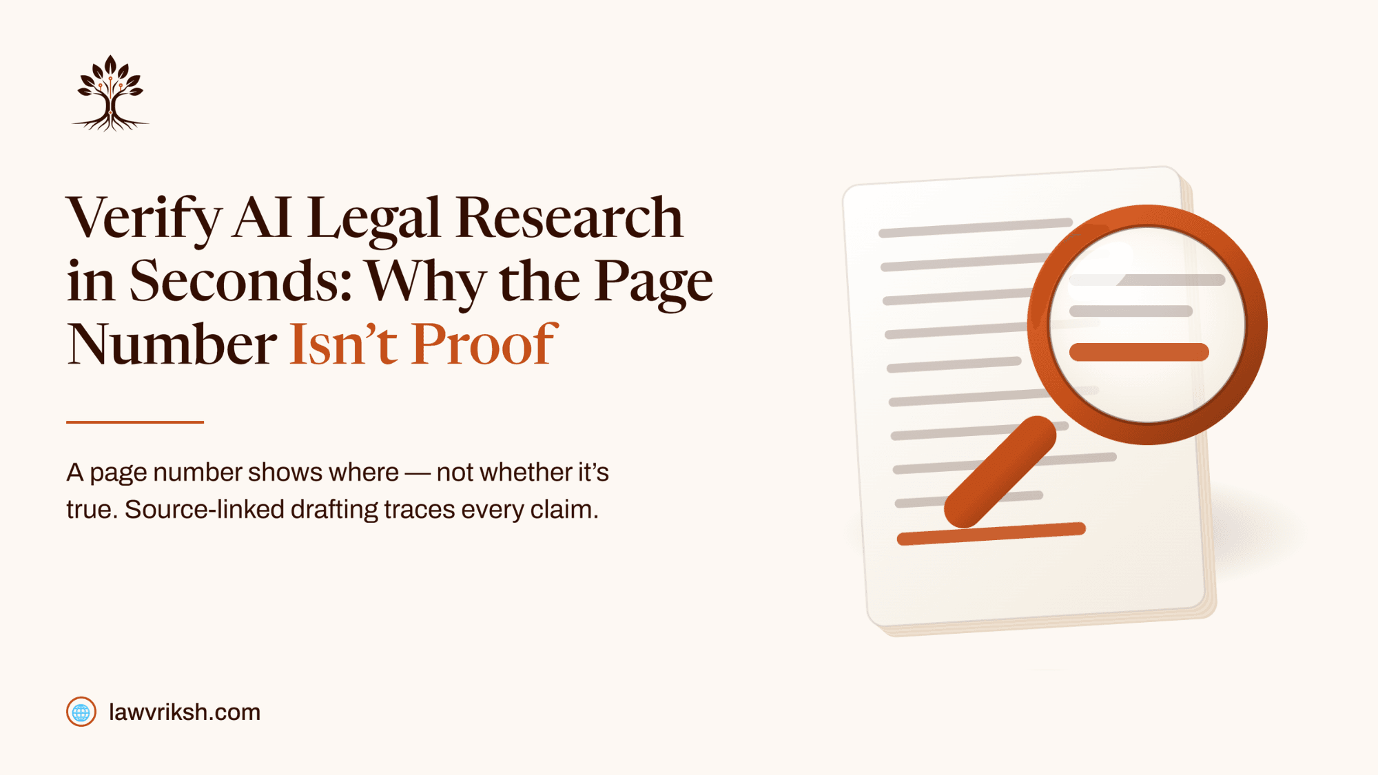 Verify AI Legal Research in Seconds: Why the Page Number isn’t Proof featured image